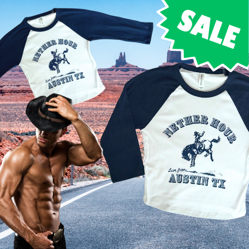 Western 3/4 Sleeve Baby Tee
