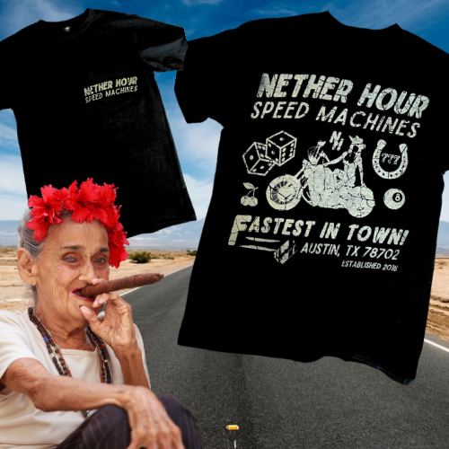 NH Speed Racers - Black Pocket Tee